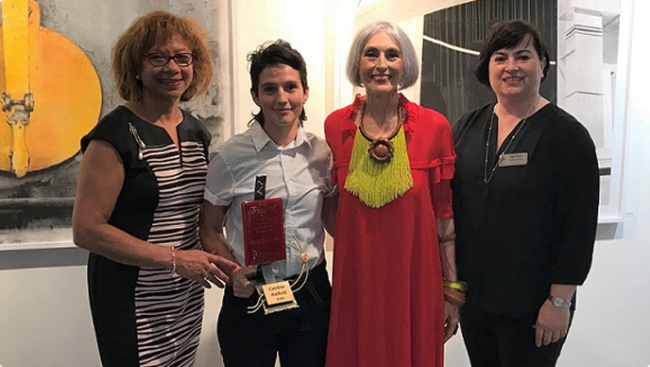 The Trawick Prize winner 2018 with founder and chair